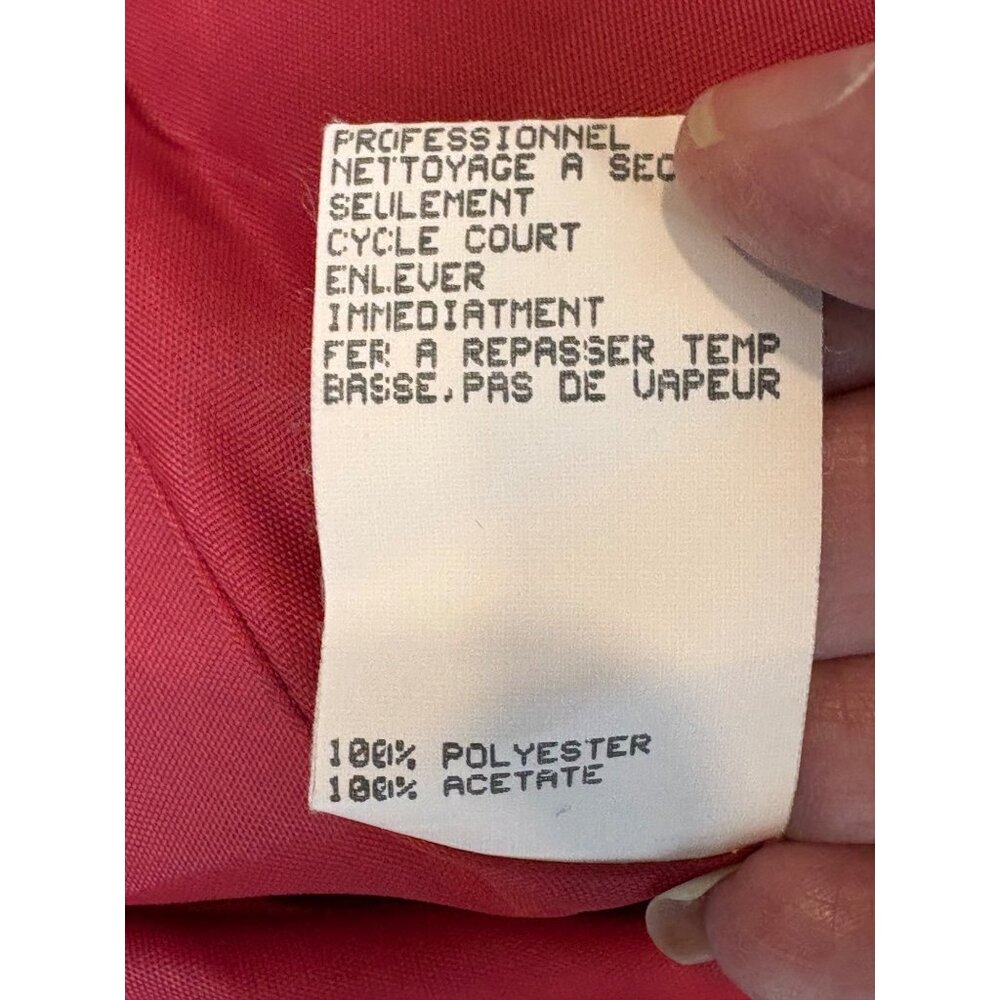 Jessica McClintock‎ Red Strapless Gown & Shawl Lace Satin Size 8 Glam Formal - Picture 11 of 16